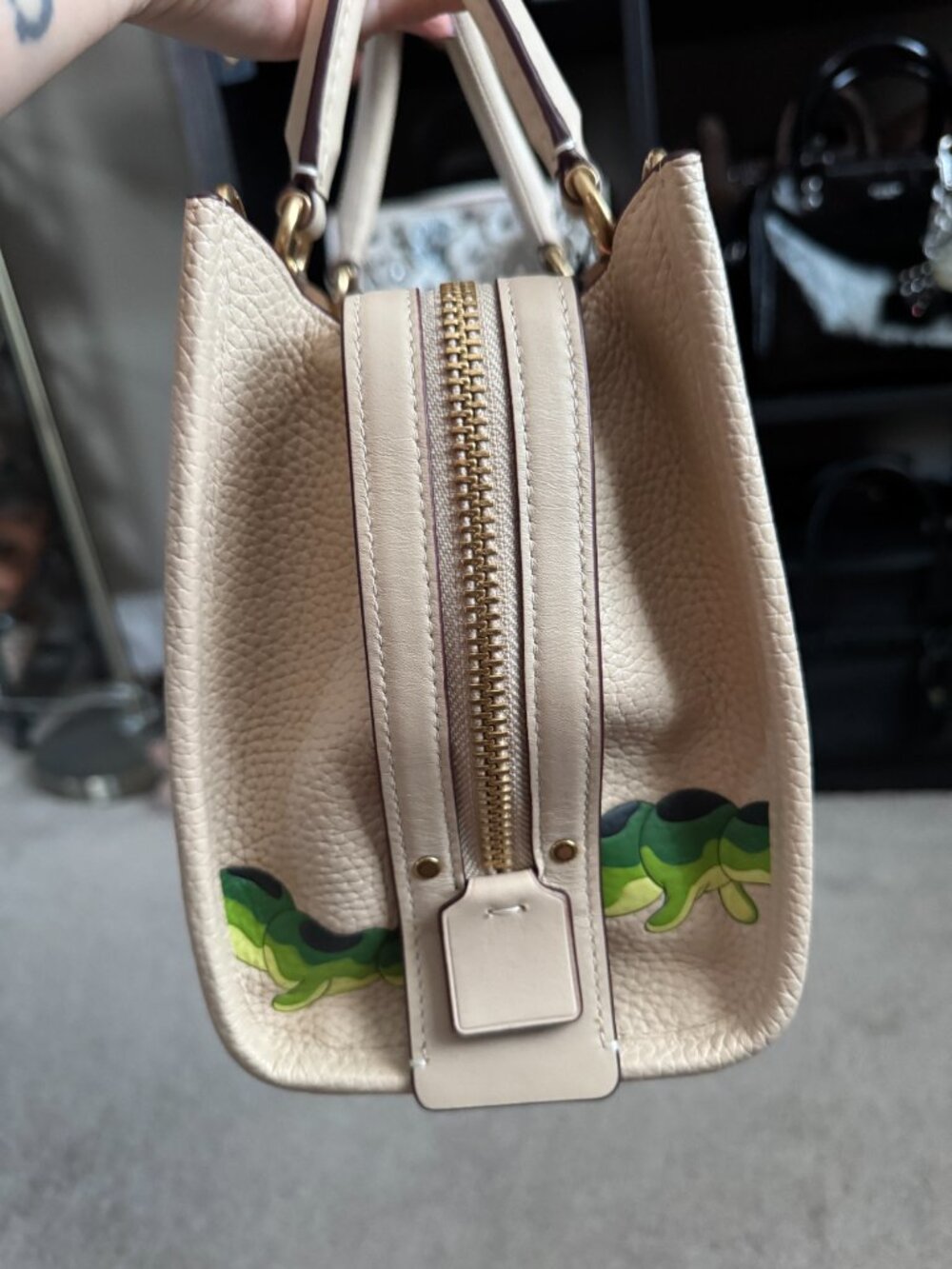Disney X Coach Rogue 25 With Mickey Mouse And Caterpillar, NWT - Picture 4 of 16
